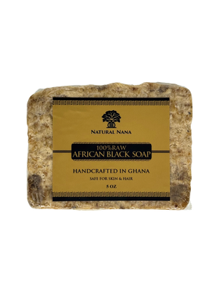 Raw Black Soap - Natural Nana